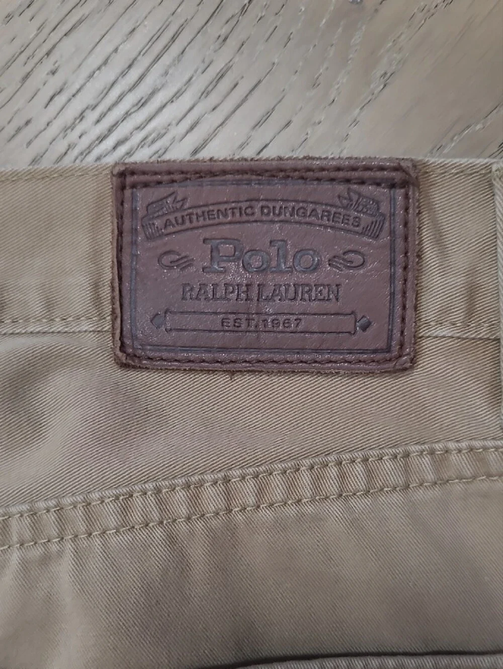 Polo Ralph Lauren Jeans Men's sz 36*/32* 650 Straight Leg Light Brown Pants